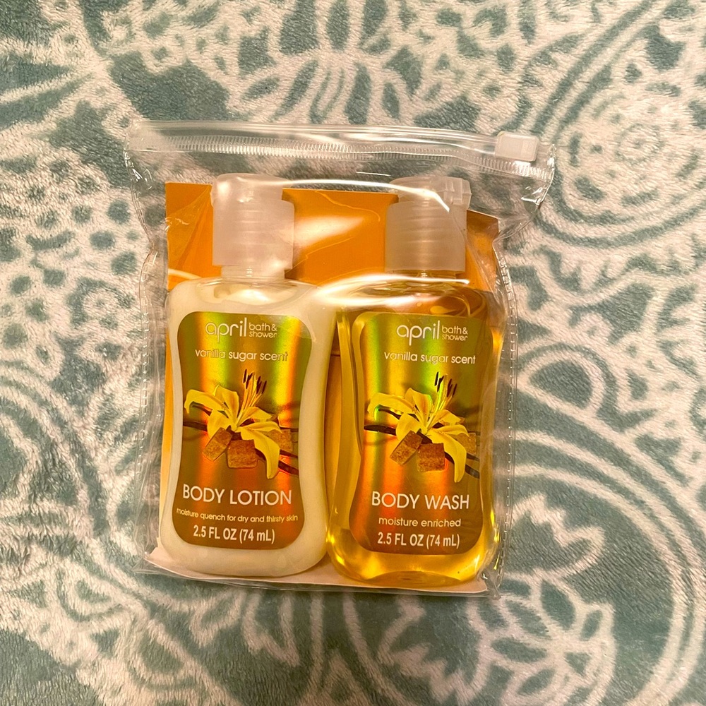 April Bath and Shower lotion and body wash